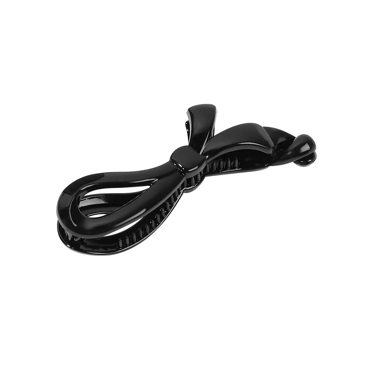 Silver Bow Banana Clip for High Ponytail Hair Accessories - Image 20