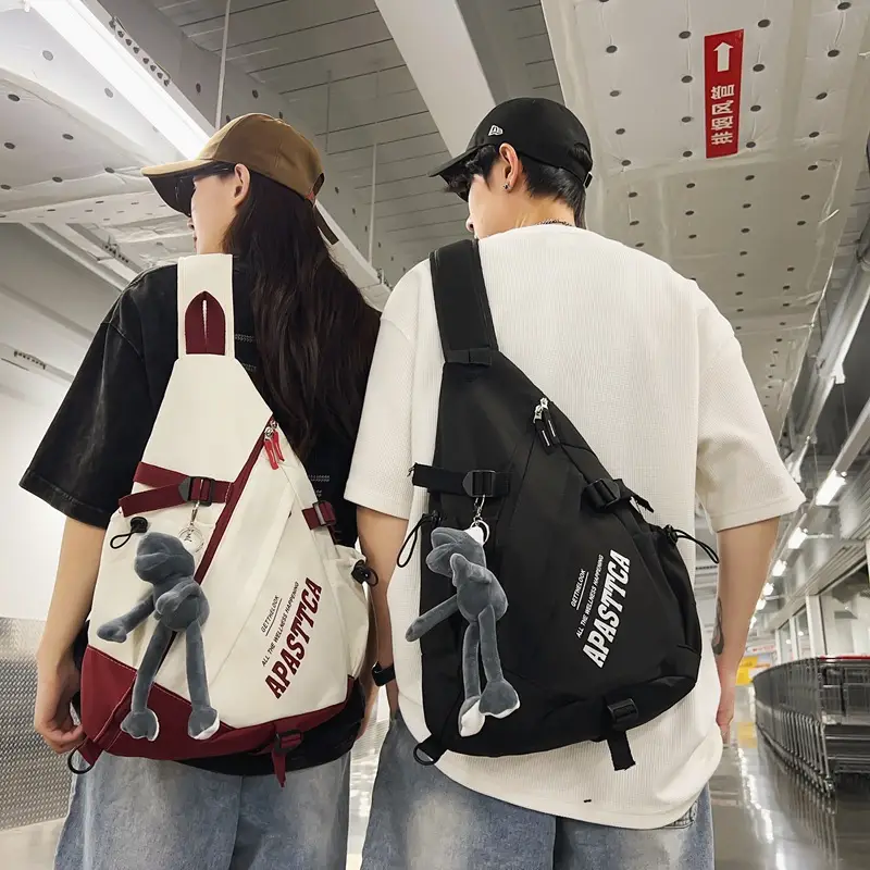 Women's Large Capacity Crossbody Bag White Red 2026 - Image 7
