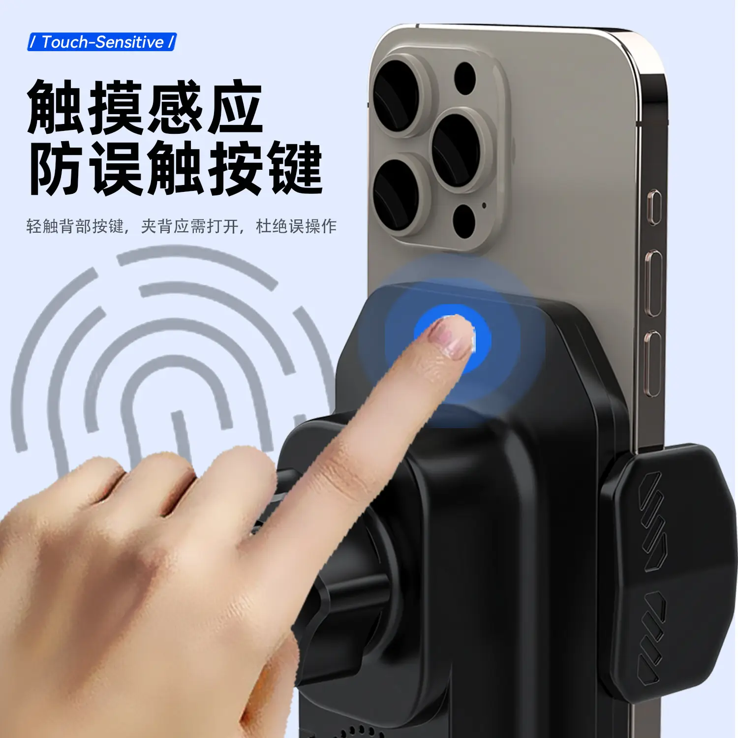 15W Wireless Car Phone Holder with Aromatherapy & Touch Control