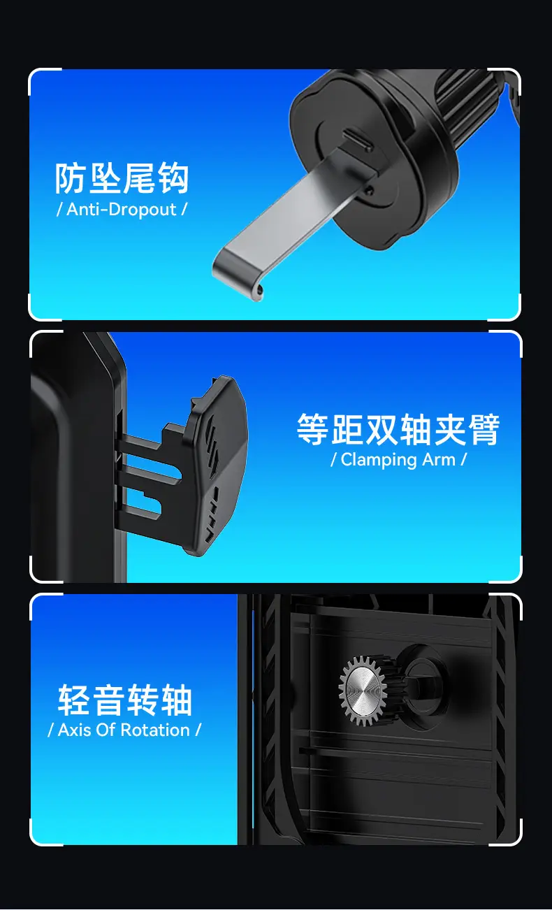 15W Wireless Car Phone Holder with Aromatherapy & Touch Control — feature 11