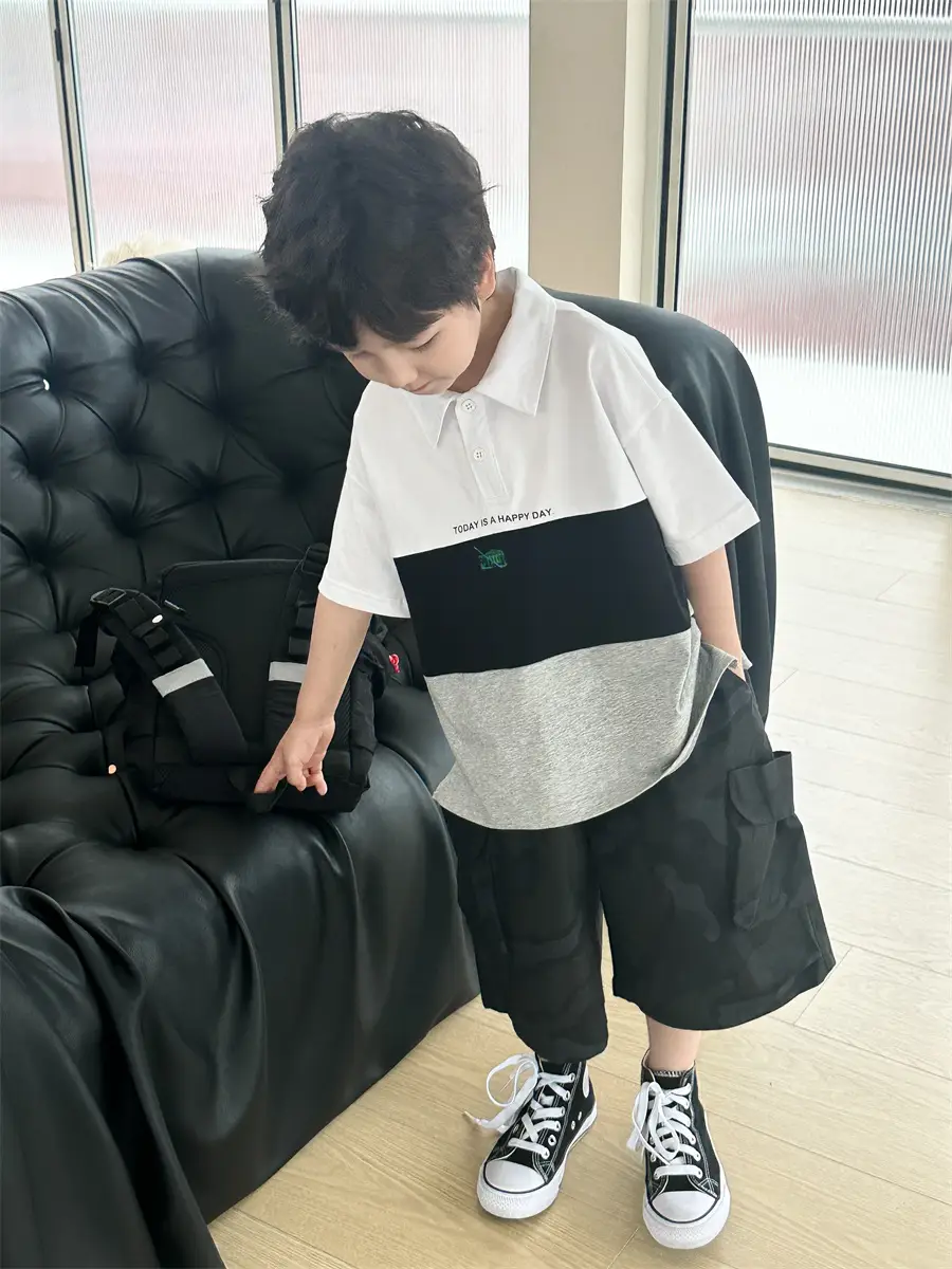 Boys Polo Shirt Short Sleeve Kids 2025 — feature 23