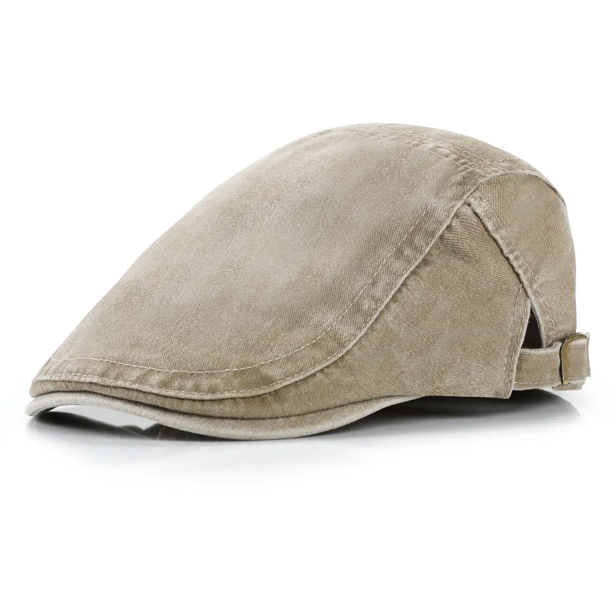 Men's Washed Denim Retro Antique Cap Forward