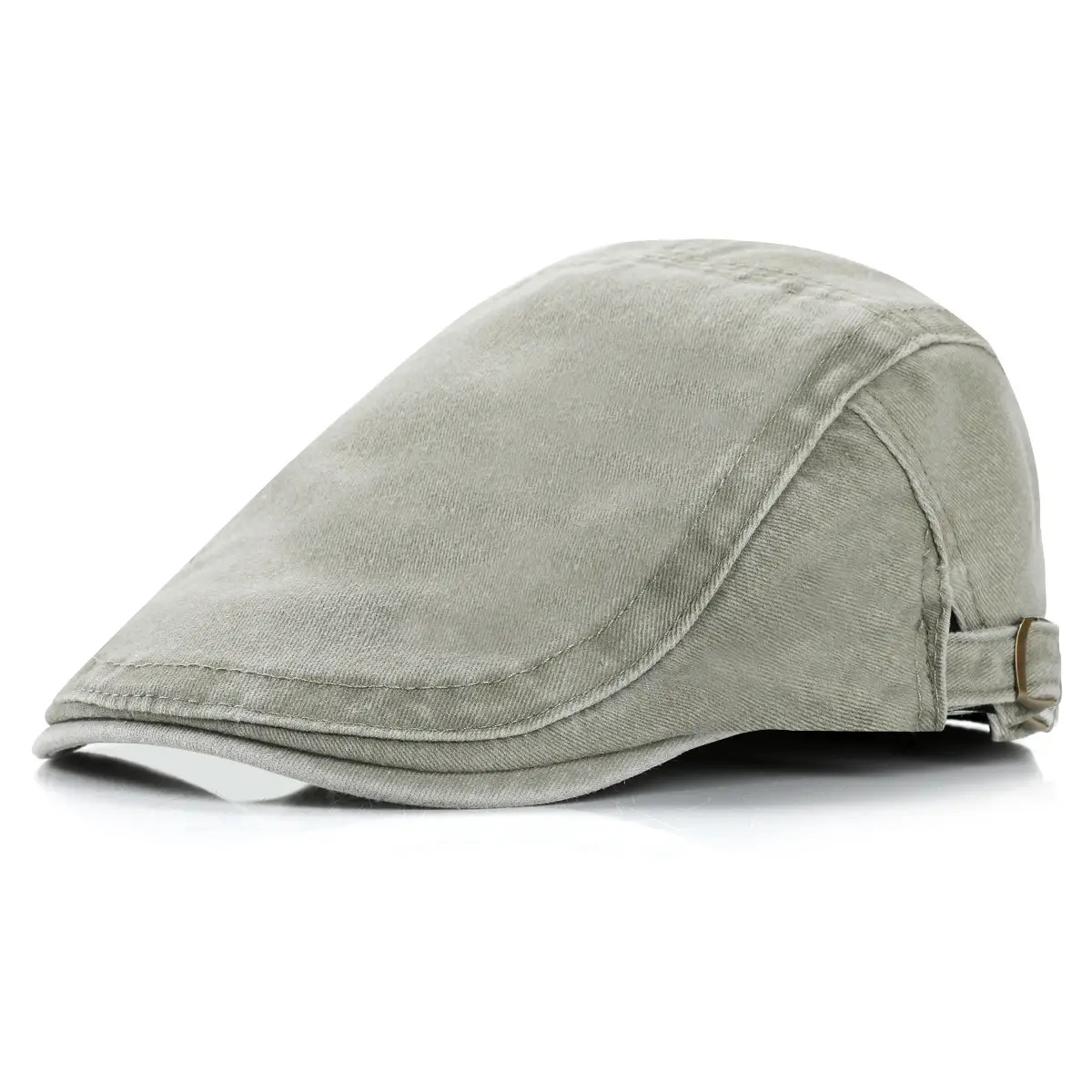 Men's Washed Denim Retro Antique Cap Forward