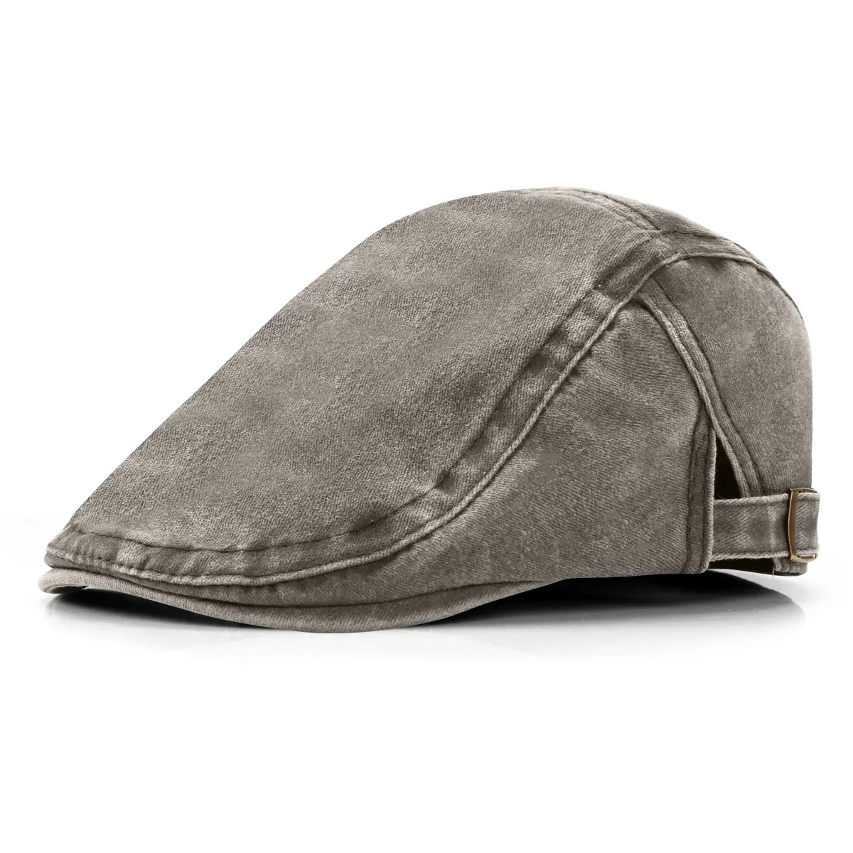 Men's Washed Denim Retro Antique Cap Forward