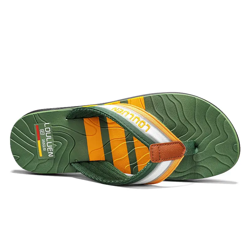 Factory direct 2024 summer new slippers men wear non-slip beach flip-flops flip-flops household slippers
