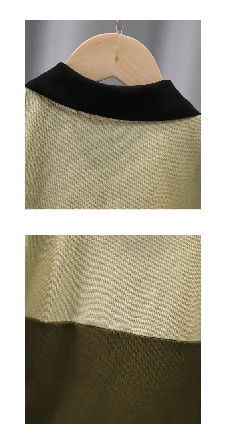 Boys Polo Shirt White Black Summer 2024 — feature 8
