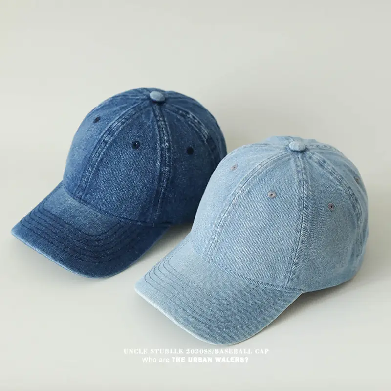 Denim Baseball Cap for Boys Girls Korean Style — feature 12