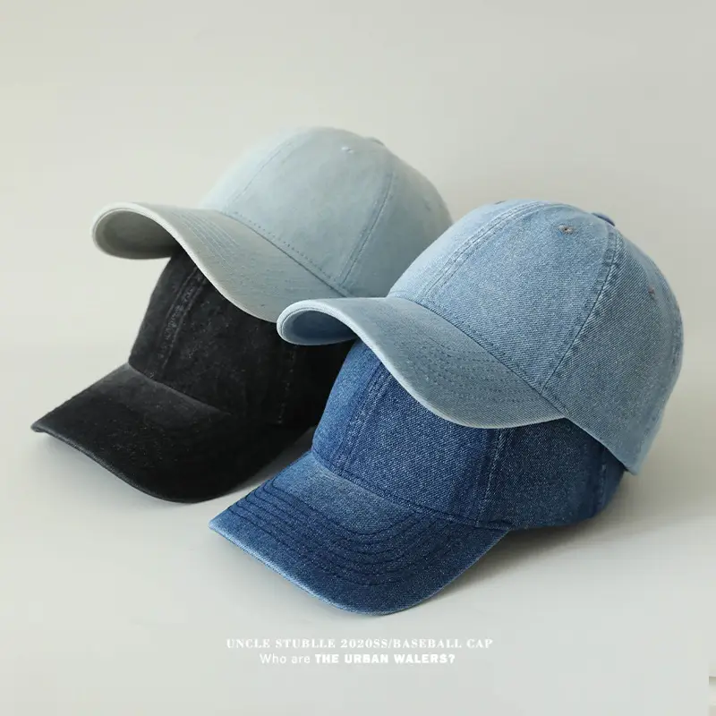 Denim Baseball Cap for Boys Girls Korean Style — feature 2