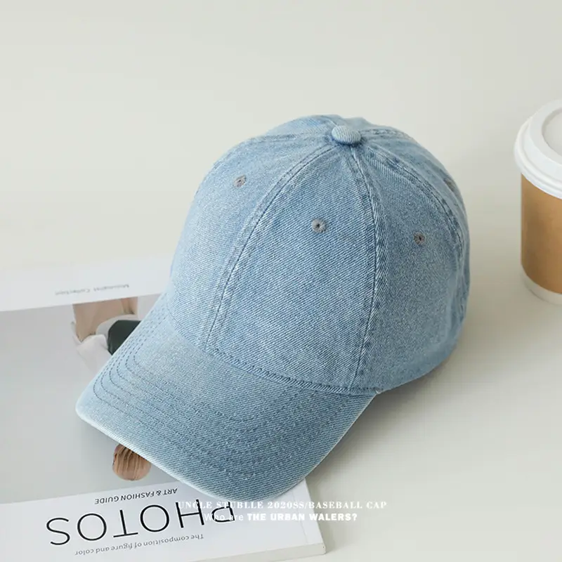 Denim Baseball Cap for Boys Girls Korean Style — feature 6