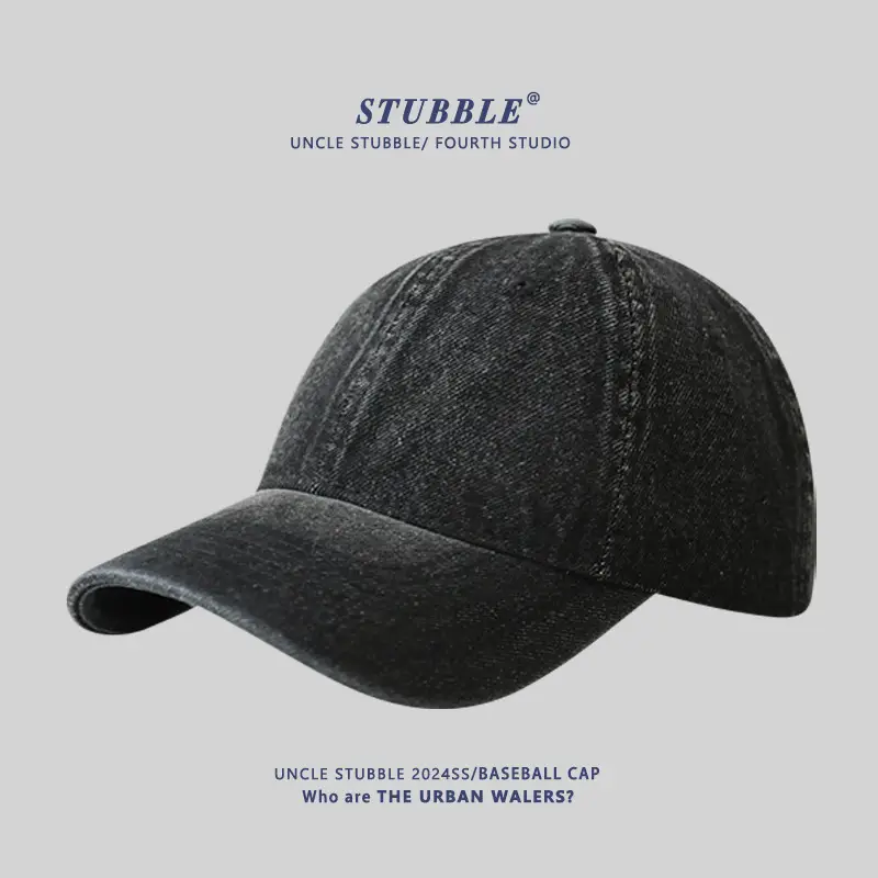 Denim Baseball Cap for Boys Girls Korean Style - Image 4