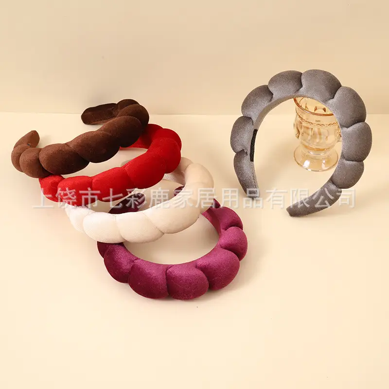 Pink Velvet Twist Headband for Women - Image 23