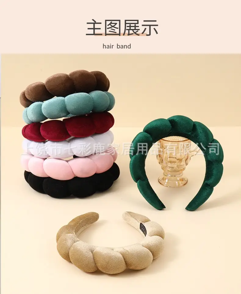Pink Velvet Twist Headband for Women — feature 7