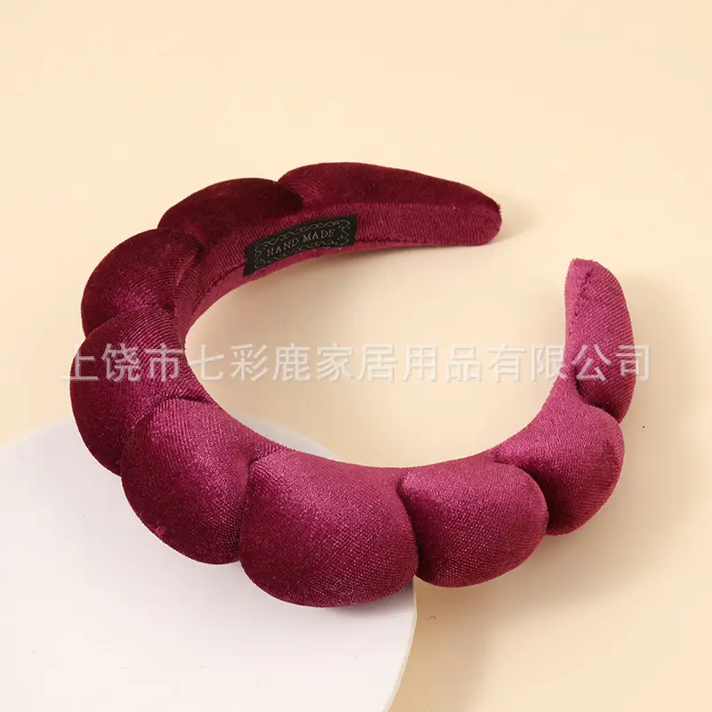 Pink Velvet Twist Headband for Women - Image 11