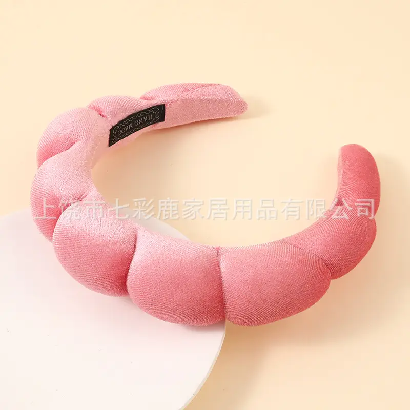 Pink Velvet Twist Headband for Women - Image 13