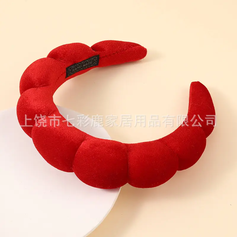 Pink Velvet Twist Headband for Women - Image 14