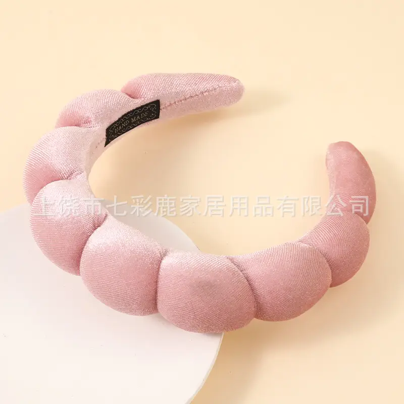 Pink Velvet Twist Headband for Women - Image 15