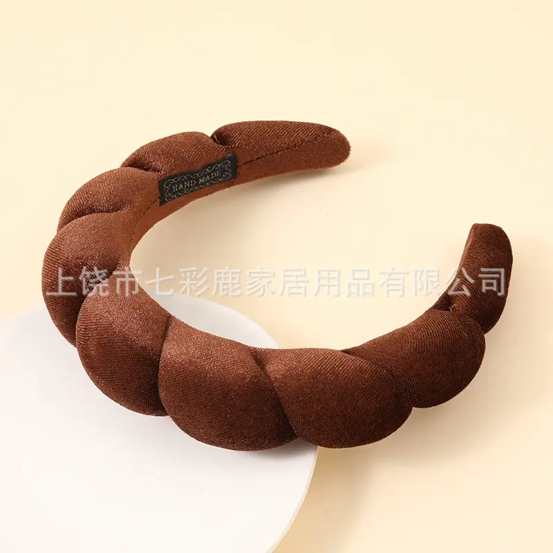 Pink Velvet Twist Headband for Women - Image 19