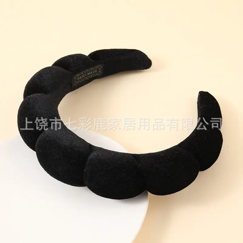 Pink Velvet Twist Headband for Women - Image 2