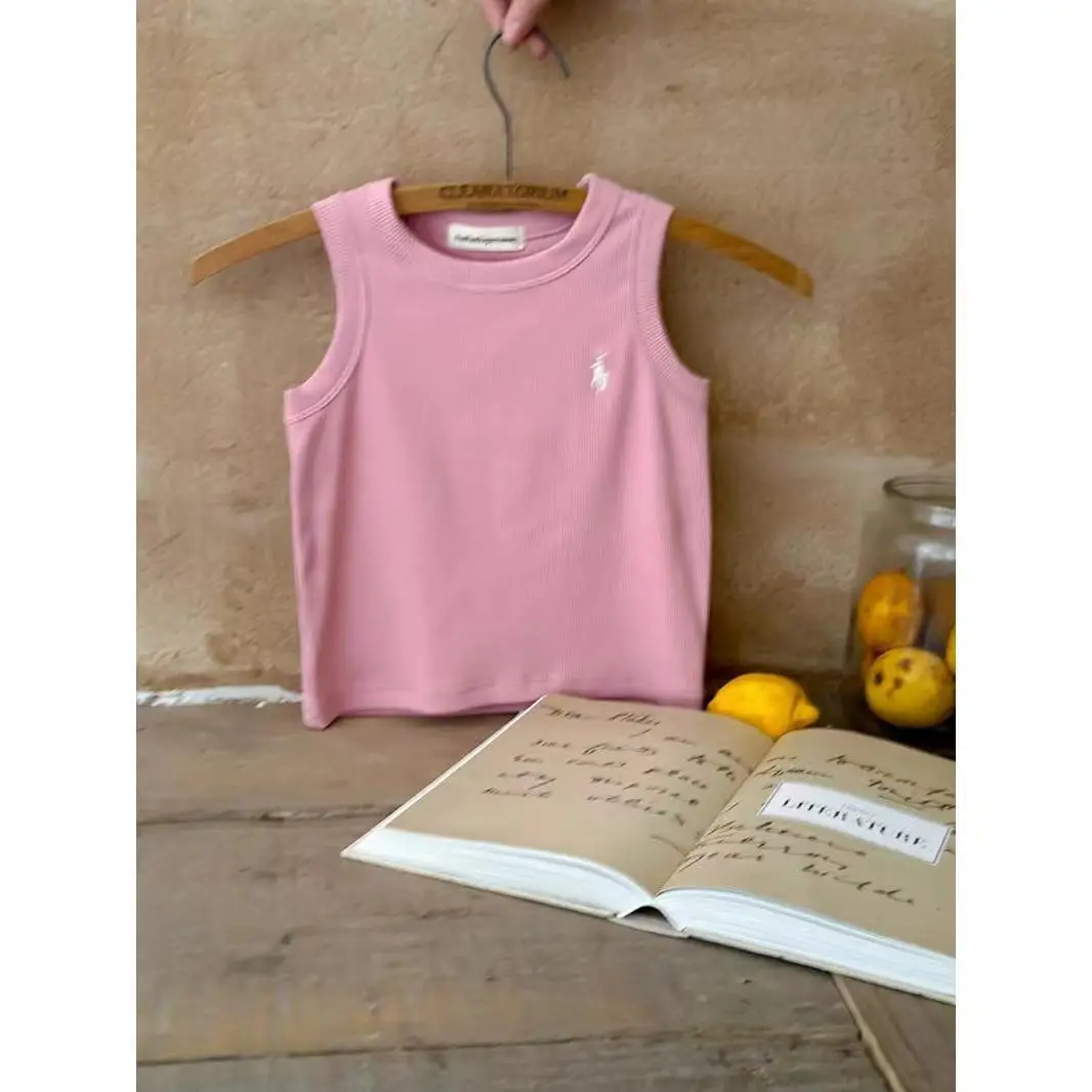 Pink Sleeveless Vest for Boys Summer Wear — feature 4