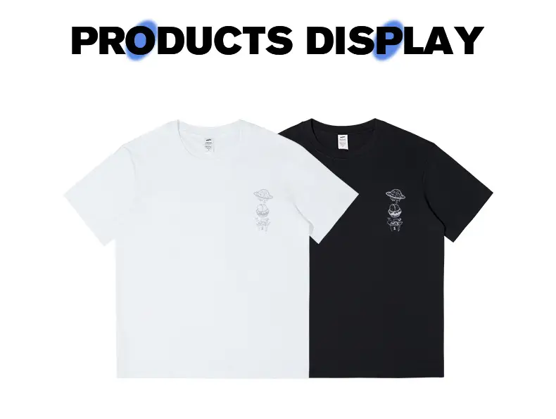 Men Pure Cotton Japanese Style Light Blue T-Shirt — feature 7
