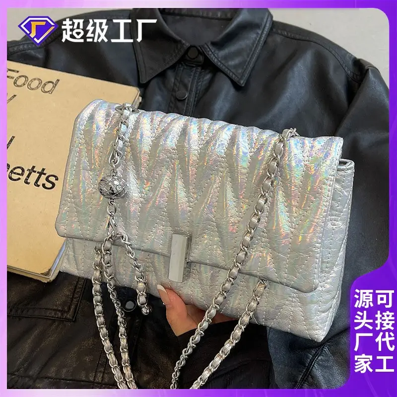 Black Quilted Crossbody Bag for Women 2023 - Image 4