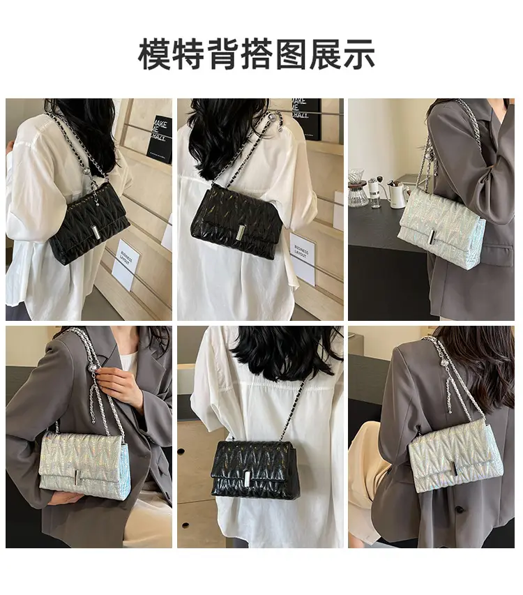 Black Quilted Crossbody Bag for Women 2023 — feature 8