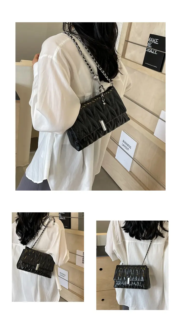 Black Quilted Crossbody Bag for Women 2023 — feature 9