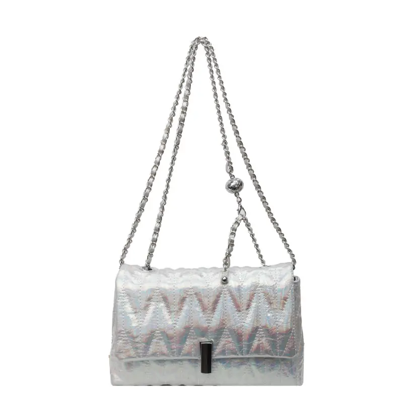 Black Quilted Crossbody Bag for Women 2023 - Image 2