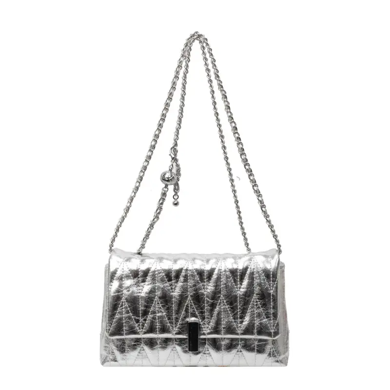 Black Quilted Crossbody Bag for Women 2023 - Image 3