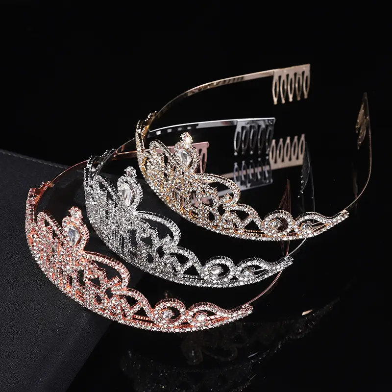 Crystal Crown Headband for Bridal & Party Wear — feature 9