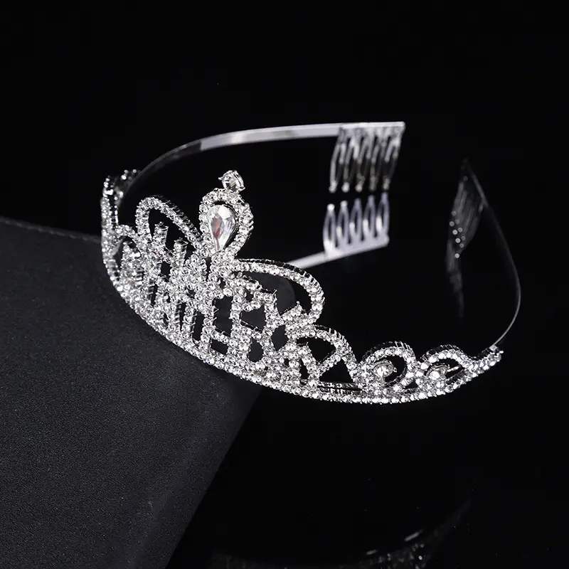 Crystal Crown Headband for Bridal & Party Wear - Image 2