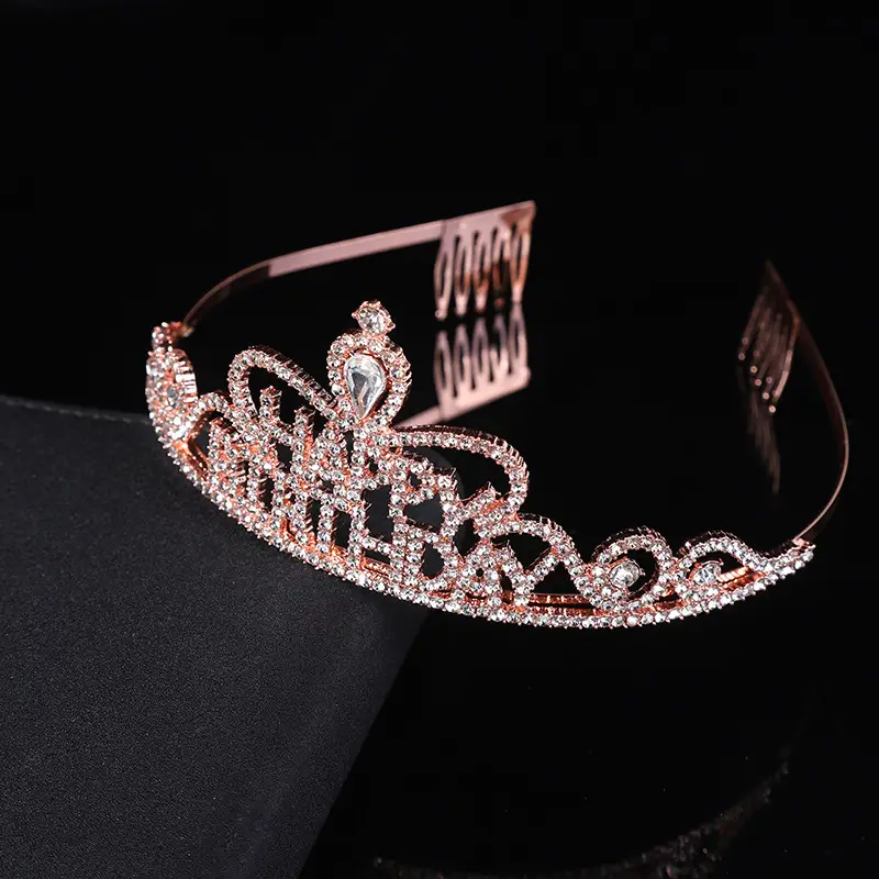 Crystal Crown Headband for Bridal & Party Wear - Image 3