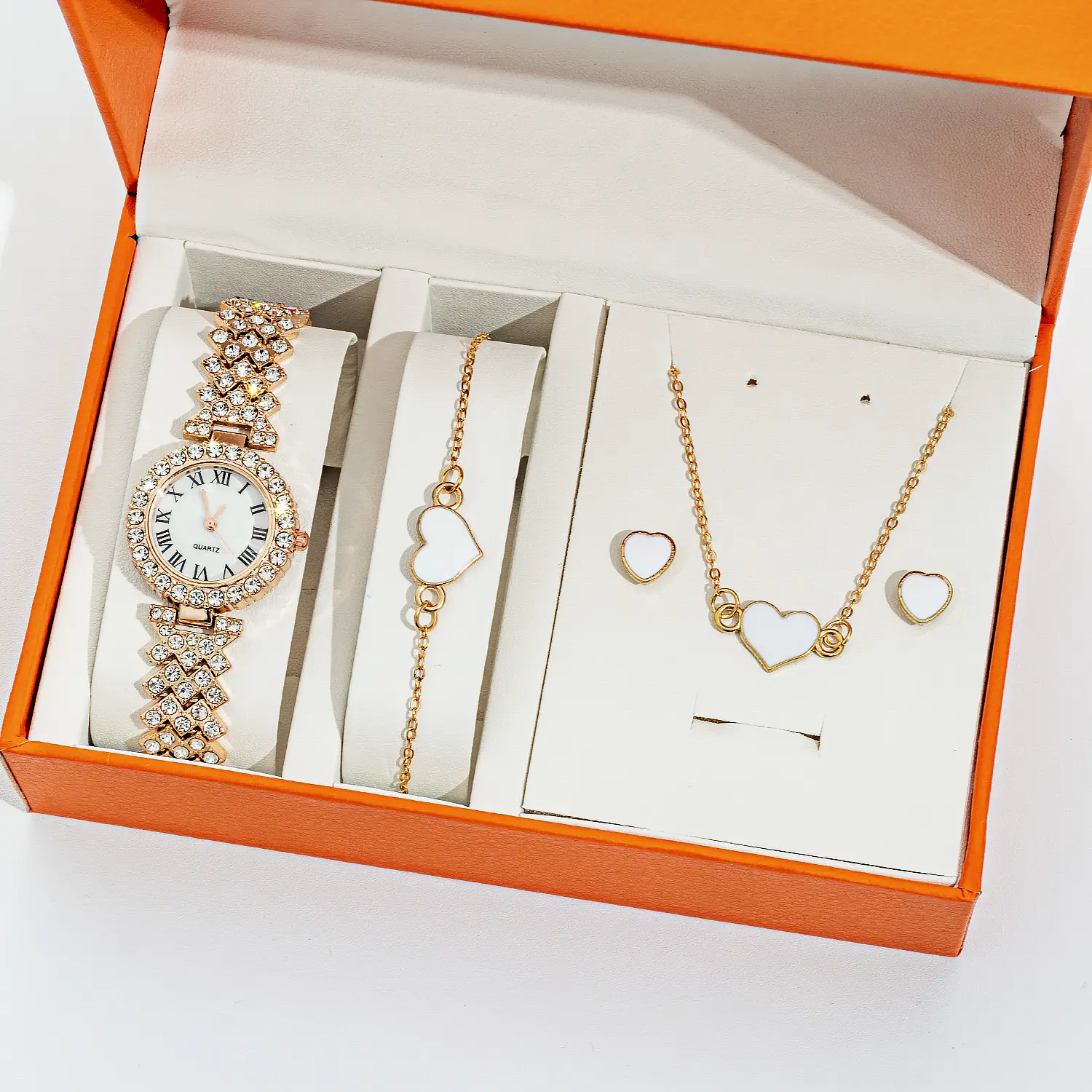 Diamond Crossbody Watch Set for Women Elegant Party Wear — feature 10