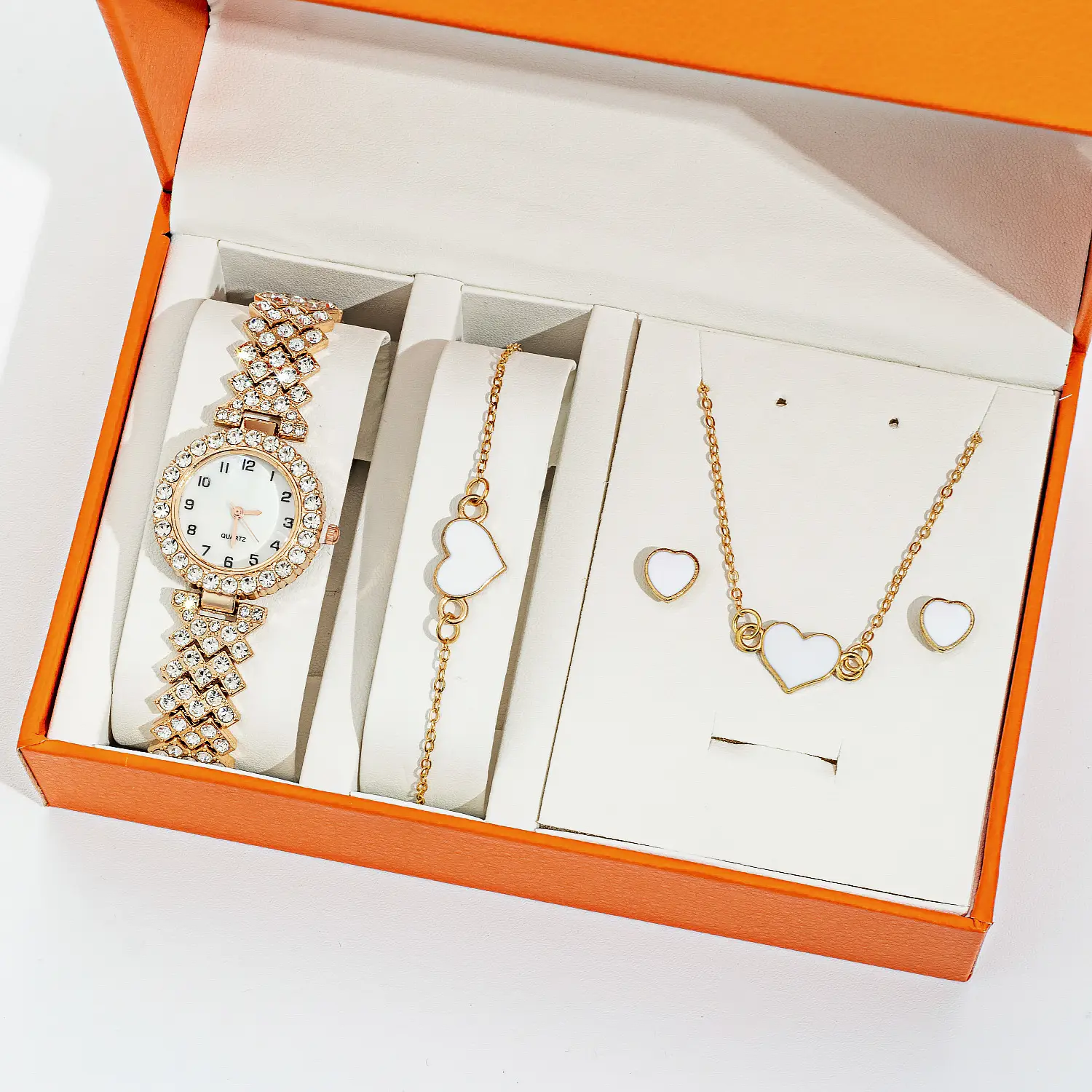 Diamond Crossbody Watch Set for Women Elegant Party Wear — feature 11