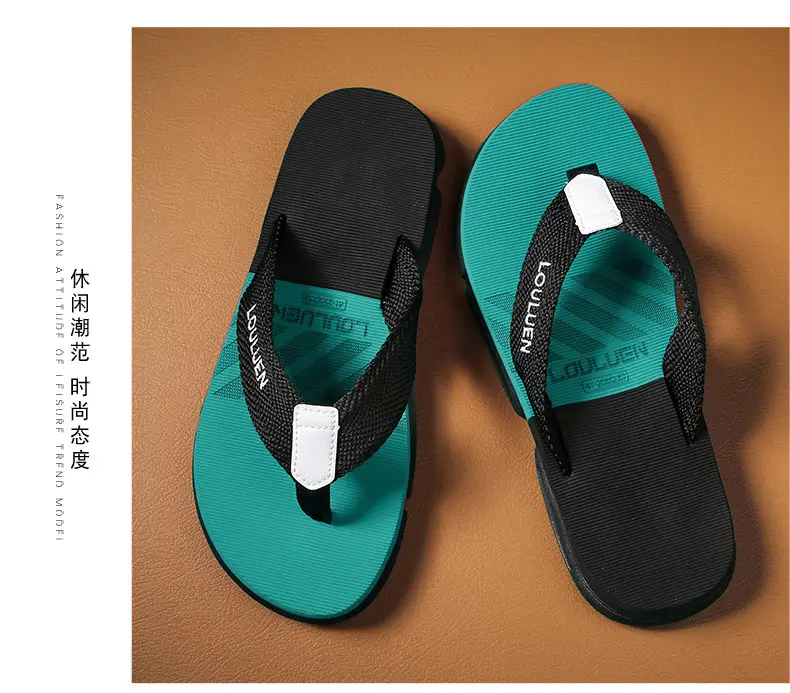 Cross-border plus size Flip-flops Men's Summer Outer Wear Non-slip Clip Sandals Men's Beach Trendy Internet Celebrated Casual Sandals — feature 22