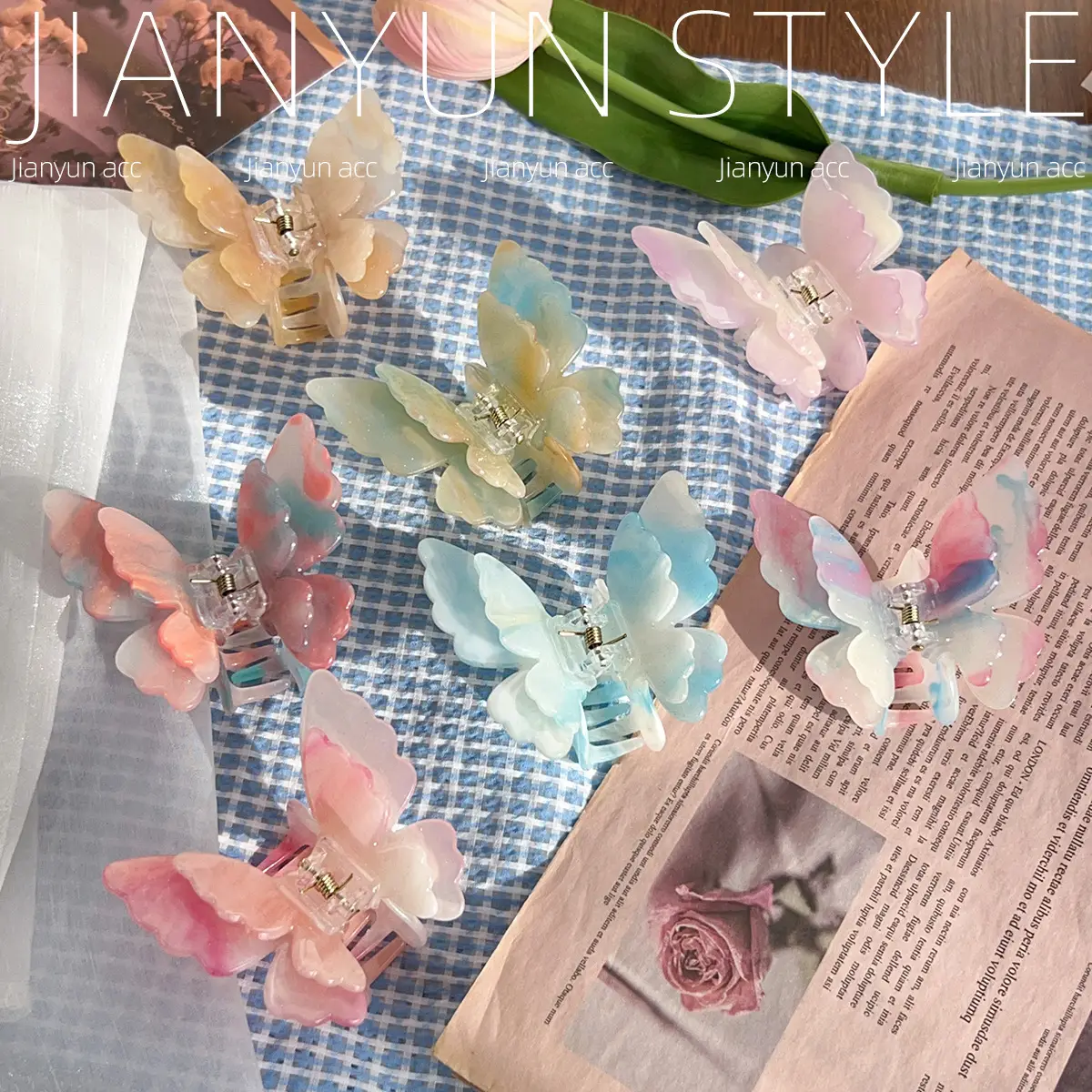 Color-Changing Butterfly Hair Clips for Women - Image 8