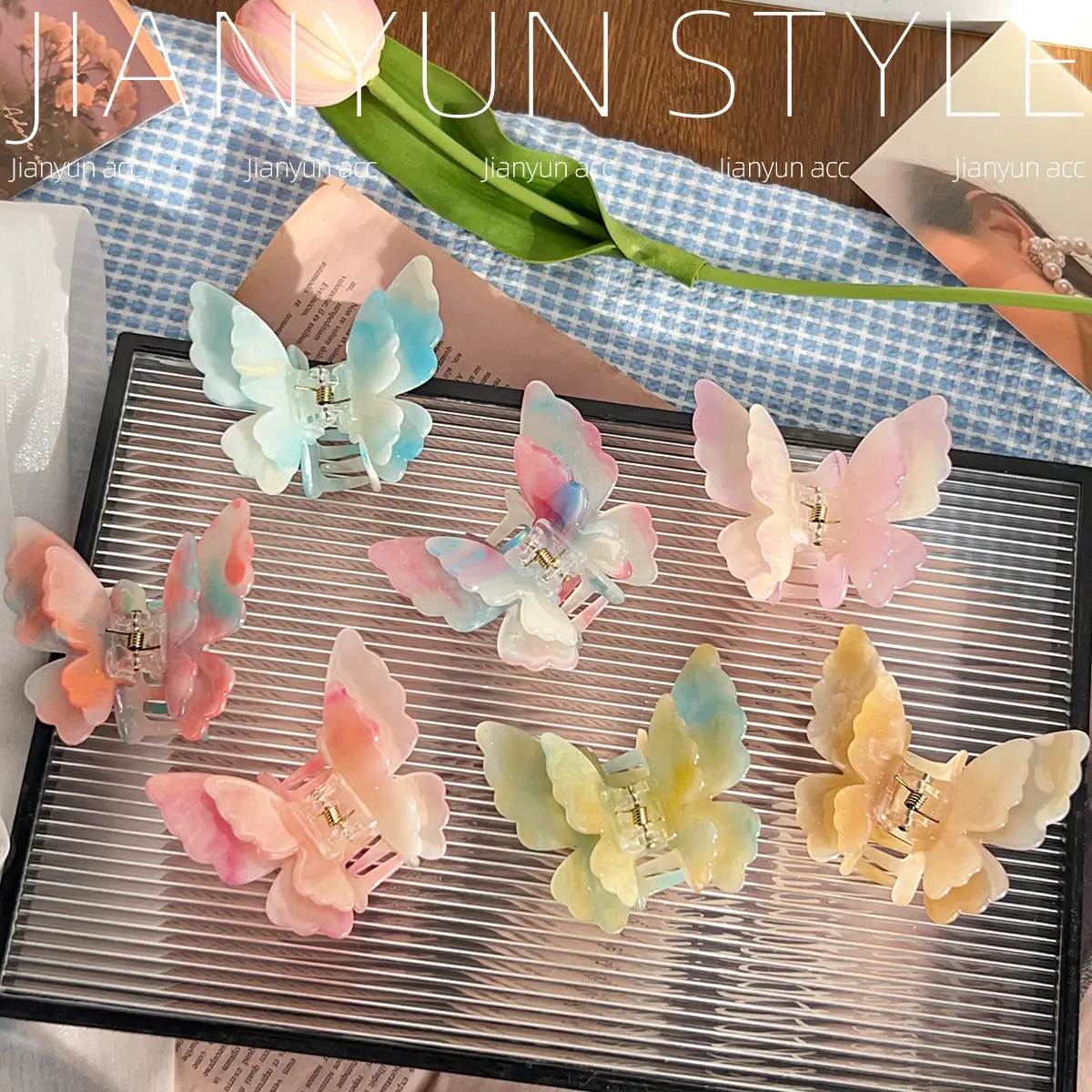 Color-Changing Butterfly Hair Clips for Women - Image 9