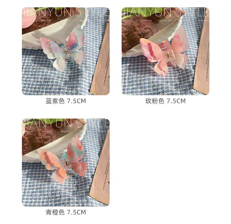 Color-Changing Butterfly Hair Clips for Women — feature 5