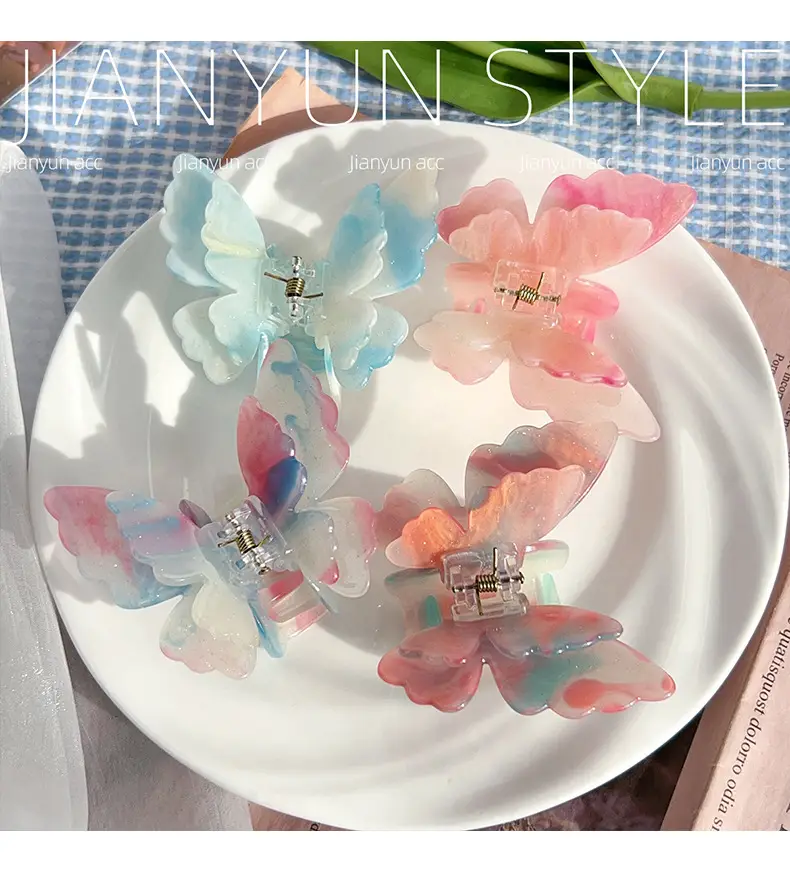 Color-Changing Butterfly Hair Clips for Women — feature 8