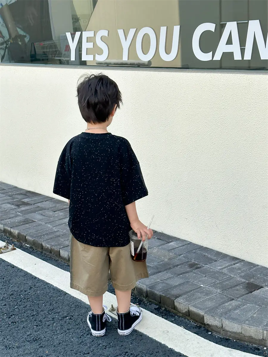 Boys T-shirt Korean Style 2025 Summer Wear — feature 19