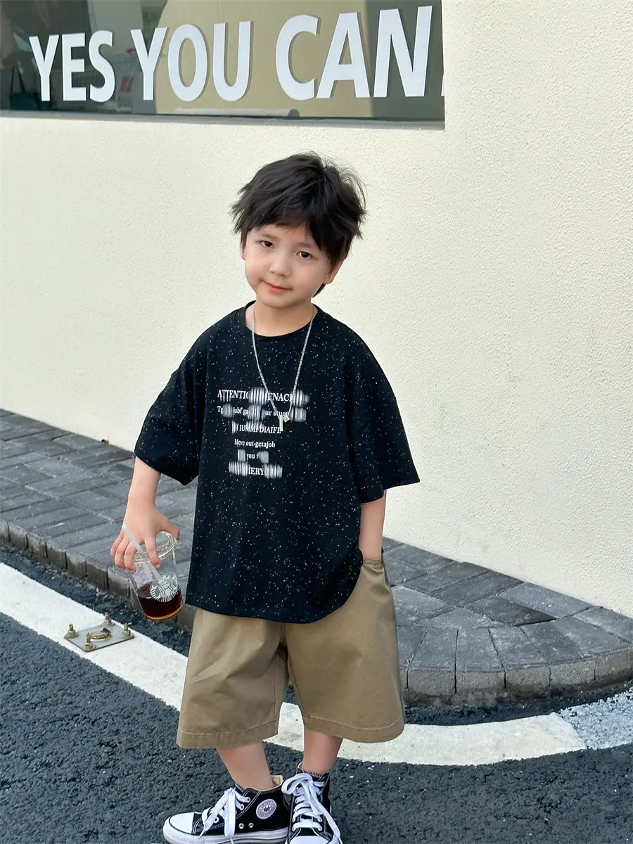 Boys T-shirt Korean Style 2025 Summer Wear — feature 4