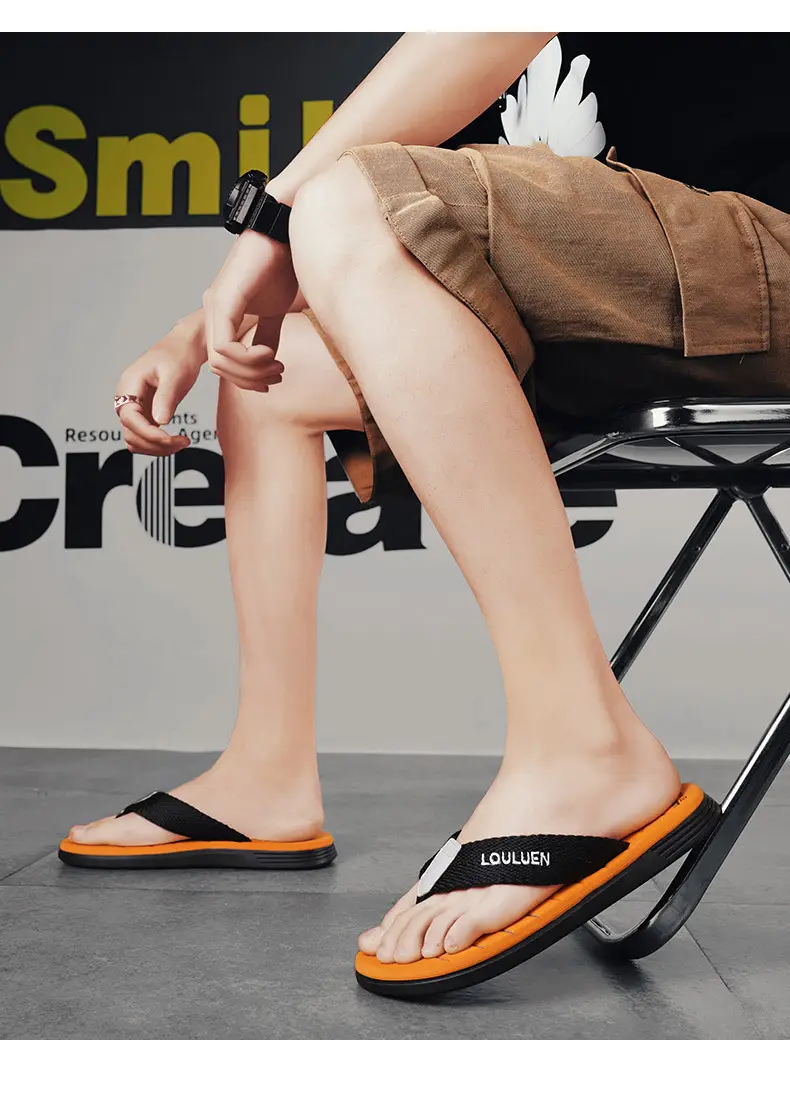 2024 Men's Distinctive Green Flip Flops with Non-Slip Soles — feature 19