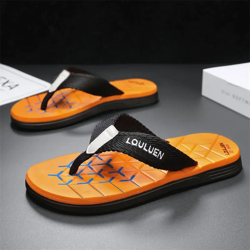 2024 Men's Distinctive Green Flip Flops with Non-Slip Soles - Image 2