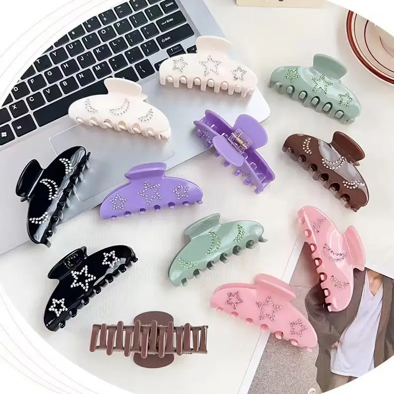 New Korean Style Hairpin with Star Moon Design - Image 13
