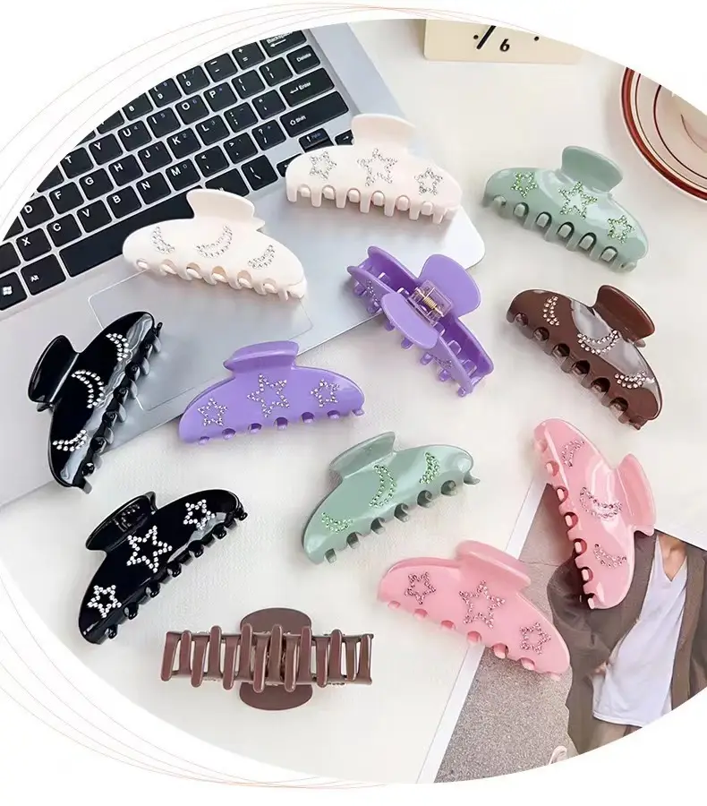New Korean Style Hairpin with Star Moon Design — feature 1