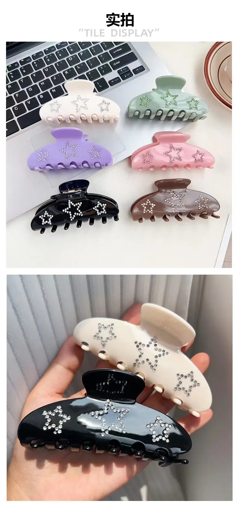 New Korean Style Hairpin with Star Moon Design — feature 11