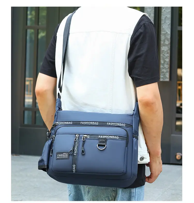2026 Men's Korean Style Oxford Bag Green Large Capacity — feature 24