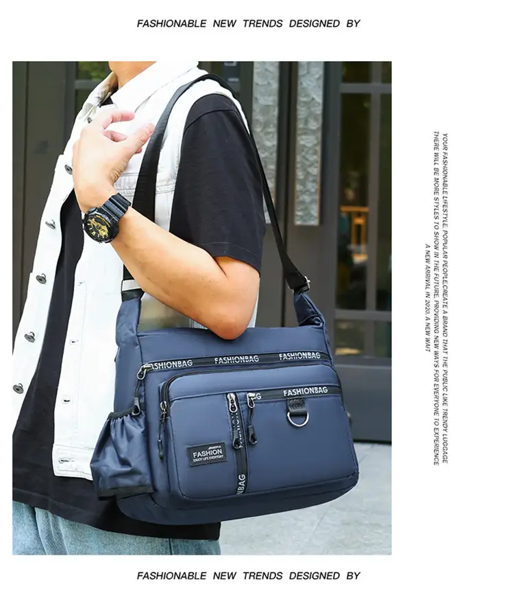 2026 Men's Korean Style Oxford Bag Green Large Capacity — feature 26