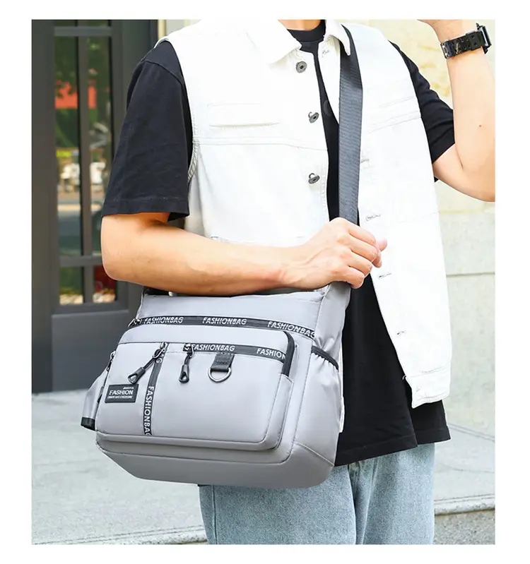 2026 Men's Korean Style Oxford Bag Green Large Capacity — feature 29