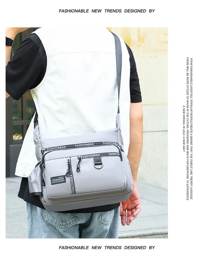 2026 Men's Korean Style Oxford Bag Green Large Capacity — feature 31